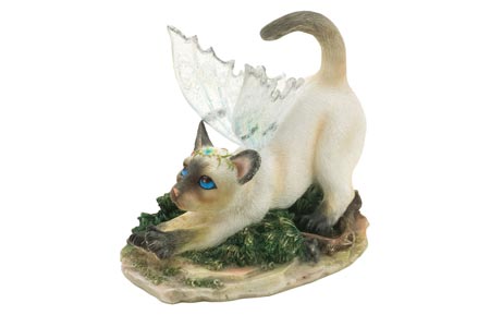 Dutchess - Figurine Chat avec ailes - Fairy Glen - Munro Dutchess - Figurine Chat avec ailes - Fairy Glen - Munro