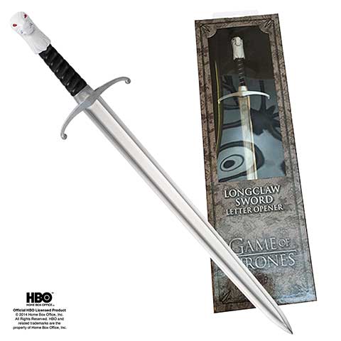 Game of Thrones - Ouvre-lettres Grand-Griffe - Longclaw Game of Thrones - Ouvre-lettres Grand-Griffe - Longclaw