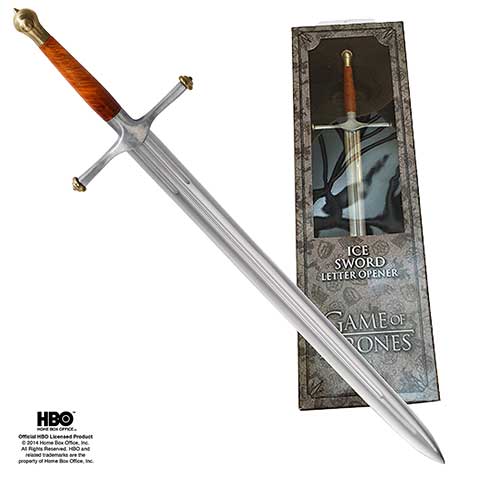Game of Thrones - Ouvre-lettres Glace - Epée de Eddard Stark Game of Thrones - Ouvre-lettres Glace - Epée de Eddard Stark