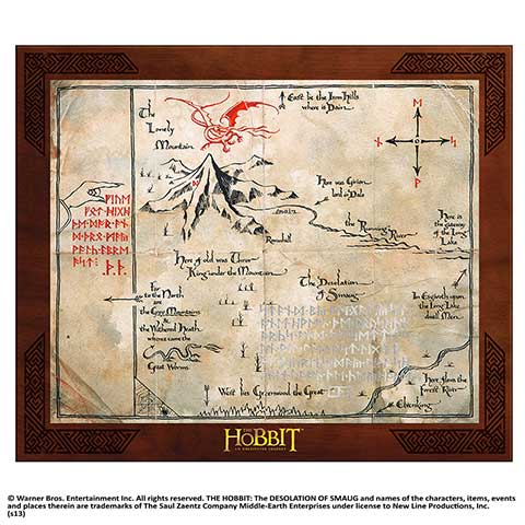 Carte de Thorin Oakenshield Carte de Thorin Oakenshield