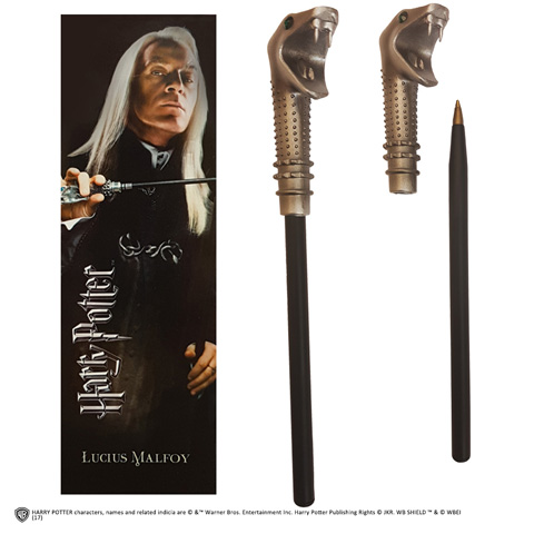 Stylo baguette et Marque-page Lucius Malefoy Stylo baguette et Marque-page Lucius Malefoy