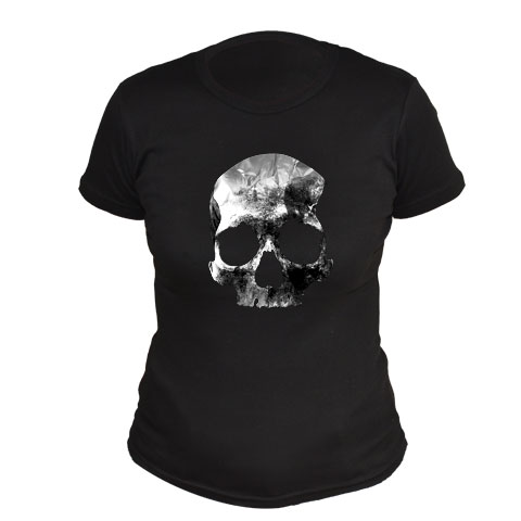 Crâne argent - T-shirt cintré Crâne argent - T-shirt cintré