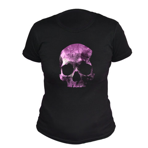Crâne rose - T-shirt cintré Crâne rose - T-shirt cintré