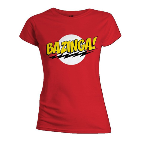 T-shirt Bazinga coupe Femme T-shirt Bazinga coupe Femme