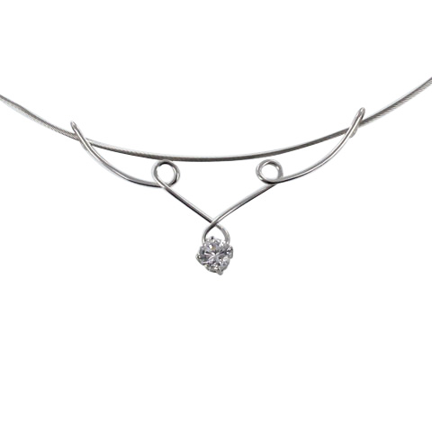 Etoile filante - Pendentif et câble argent 925ème Etoile filante - Pendentif et câble argent 925ème