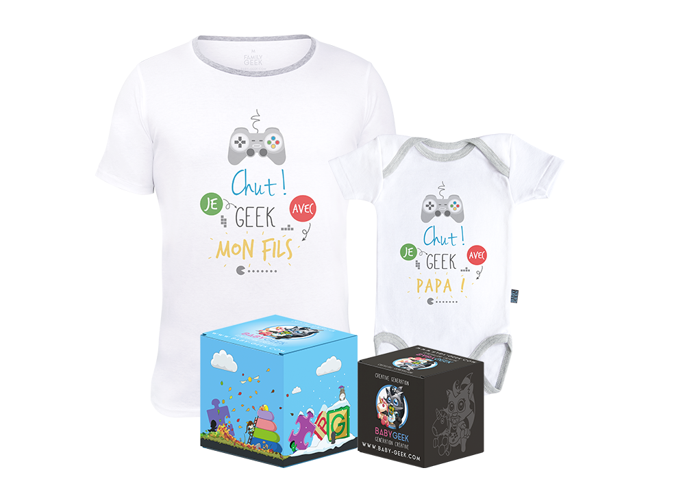 Pack duo Chut ! Je geek avec... Pack duo Chut ! Je geek avec...