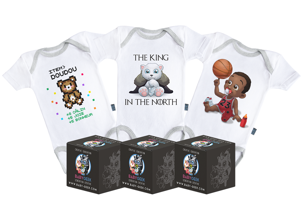 Pack 3 bodies au choix Pack 3 bodies au choix