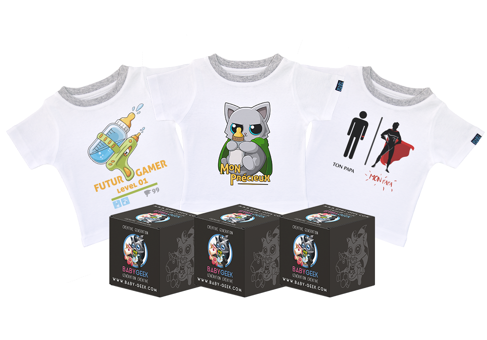 Pack 3 T-shirts au choix Pack 3 T-shirts au choix