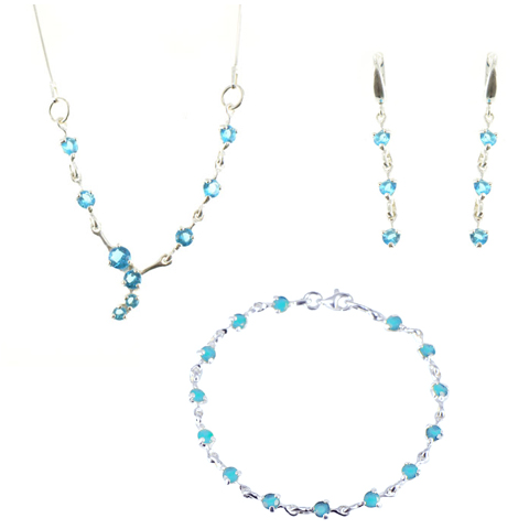 Parure charme ciel Parure charme ciel